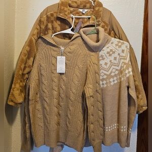 Women's Bundle Sweaters & Jacket Nwt Medium